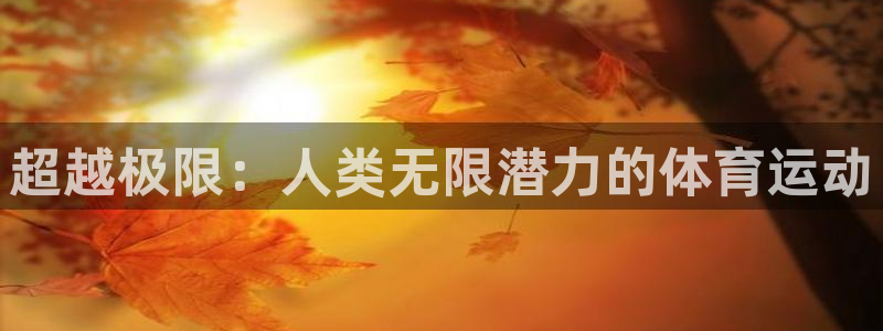 77体育app下载官网：超越极限：人类无限潜力的体育运动